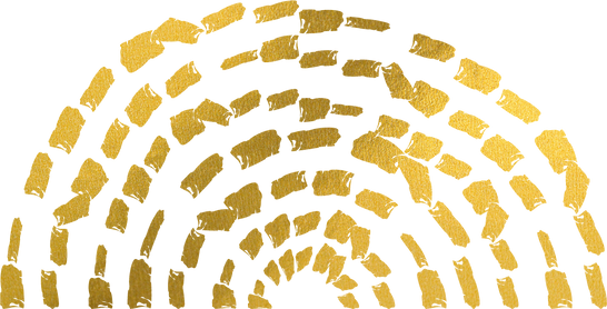 Gold Half Circle Brush Stroke